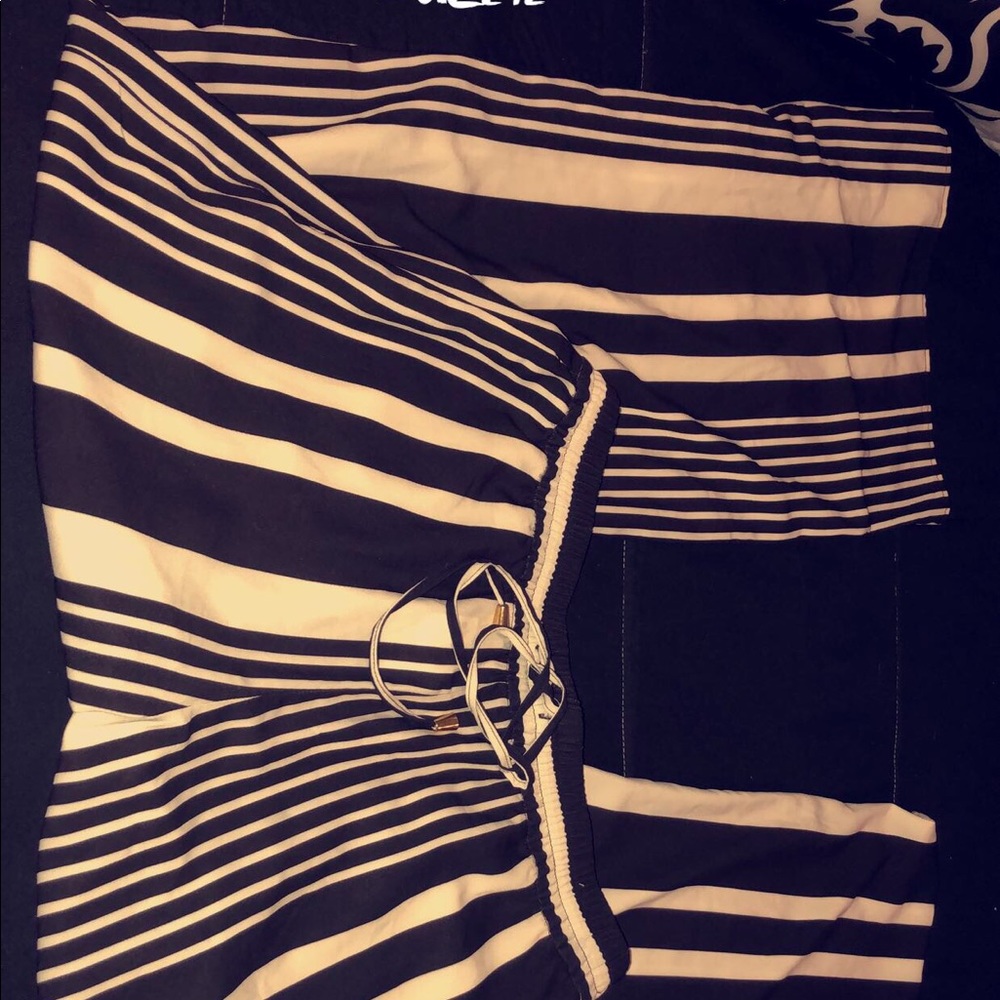 Black & White stripe Flare Pants or Palazzo Pants